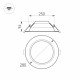 023219(2) Светильник IM-CYCLONE-R280-40W Day4000 (WH, 90 deg) (Arlight, IP44 3880лм