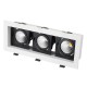 024134 Светильник CL-KARDAN-S260x102-3x9W White(WH-BK, 38 deg)