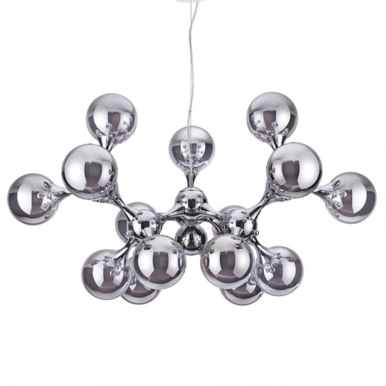 Подвесная люстра Ideal Lux Nodi Sp15 Cromo 200491 Подвесная люстра Ideal Lux Nodi Sp15 Cromo 200491