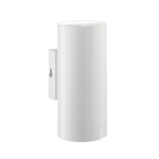 Настенный светильник Ideal Lux Look Ap2 Bianco 096018 Настенный светильник Ideal Lux Look Ap2 Bianco 096018