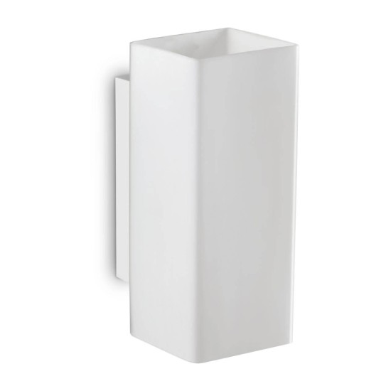 Настенный светильник Ideal Lux Paul AP2 Square Bianco 231129 Настенный светильник Ideal Lux Paul AP2 Square Bianco 231129