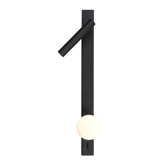 Настенный светодиодный светильник Arte Lamp JOSEPH A2172AP-2BK Настенный светодиодный светильник Arte Lamp JOSEPH A2172AP-2BK