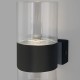 Настенный светодиодный светильник Eurosvet Watford 40021/1 LED чёрный/прозрачный Настенный светодиодный светильник Eurosvet Watford 40021/1 LED чёрный/прозрачный