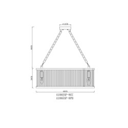 Подвесная люстра Arte Lamp Anetta A1065SP-8PB