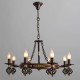 Подвесная люстра Arte Lamp Cartwheel A4550LM-8CK Подвесная люстра Arte Lamp Cartwheel A4550LM-8CK