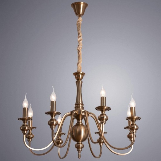 Подвесная люстра Arte Lamp Passoni A6097LM-8PB Подвесная люстра Arte Lamp Passoni A6097LM-8PB