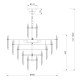 Подвесная люстра Maytoni Flare DIA200PL-08G Подвесная люстра Maytoni Flare DIA200PL-08G