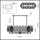 Подвесная люстра Odeon Light CABOCHON 5050/14