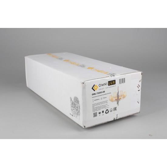 Подвесная люстра Omnilux Porlezza OML-72203-08 Подвесная люстра Omnilux Porlezza OML-72203-08