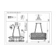 Подвесная люстра ST Luce Fabio SL1170.303.10 Подвесная люстра ST Luce Fabio SL1170.303.10