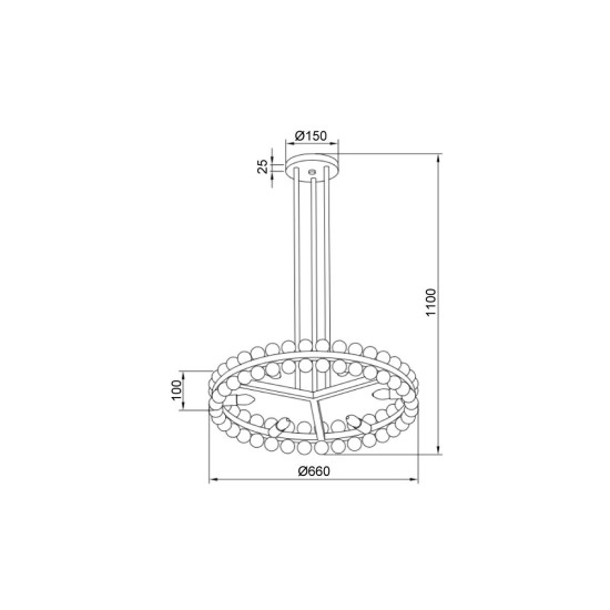 Подвесная люстра Vele Luce Baldassare VL4143L16 Подвесная люстра Vele Luce Baldassare VL4143L16