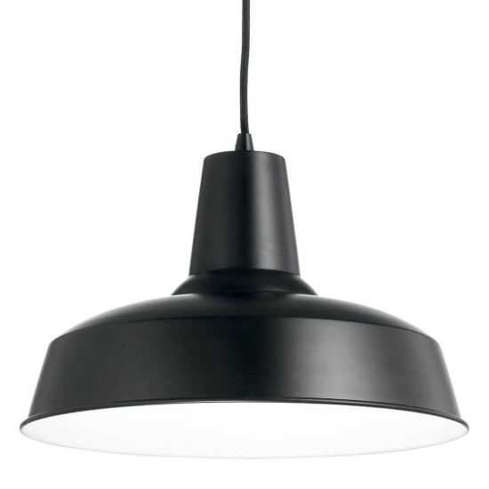 Подвесной светильник Ideal Lux Moby SP1 Nero 093659 Подвесной светильник Ideal Lux Moby SP1 Nero 093659