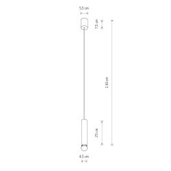 Подвесной светильник Nowodvorski Baton 7851