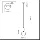 Подвесной светильник Odeon Light Pendant Okia 4669/1 Подвесной светильник Odeon Light Pendant Okia 4669/1