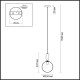 Подвесной светильник Odeon Light Pendant Okia 4671/1 Подвесной светильник Odeon Light Pendant Okia 4671/1