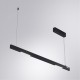 Подвесной светодиодный светильник Arte Lamp Lao A2189SP-1BK Подвесной светодиодный светильник Arte Lamp Lao A2189SP-1BK