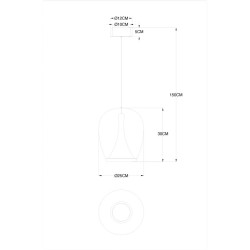 Подвесной светодиодный светильник Divinare Campo 5875/07 SP-20
