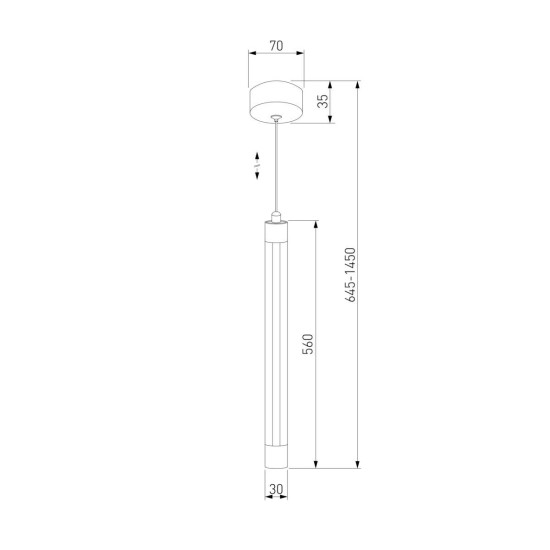 Подвесной светодиодный светильник Eurosvet Strong 50189/1 LED матовое золото Подвесной светодиодный светильник Eurosvet Strong 50189/1 LED матовое золото