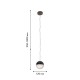 Подвесной светодиодный светильник Favourite Luna 4369-1P Подвесной светодиодный светильник Favourite Luna 4369-1P