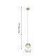 Подвесной светодиодный светильник Favourite Luna 4370-1P Подвесной светодиодный светильник Favourite Luna 4370-1P