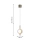 Подвесной светодиодный светильник Favourite Yo-yo 4334-2P