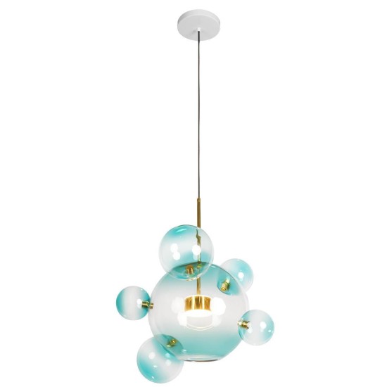 Подвесной светодиодный светильник Loft IT Bolle 2027-P6 Blue Подвесной светодиодный светильник Loft IT Bolle 2027-P6 Blue