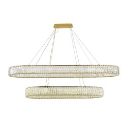 Подвесной светодиодный светильник Newport 8240/90 oval gold М0067858