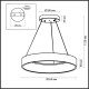 Подвесной светодиодный светильник Odeon Light L-vision Sole 4066/50L Подвесной светодиодный светильник Odeon Light L-vision Sole 4066/50L