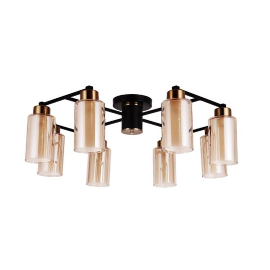 Потолочная люстра Arte Lamp Leo A7027PL-8BK Потолочная люстра Arte Lamp Leo A7027PL-8BK