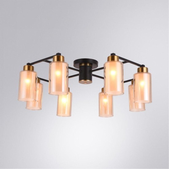 Потолочная люстра Arte Lamp Leo A7027PL-8BK Потолочная люстра Arte Lamp Leo A7027PL-8BK