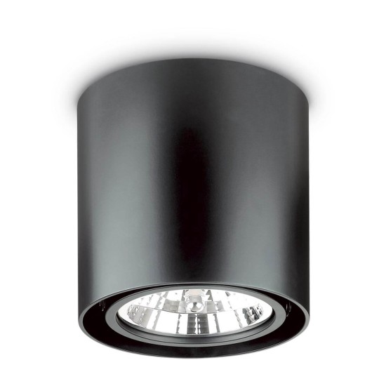 Потолочный светильник Ideal Lux Mood PL1 D15 Round Nero 243450 Потолочный светильник Ideal Lux Mood PL1 D15 Round Nero 243450