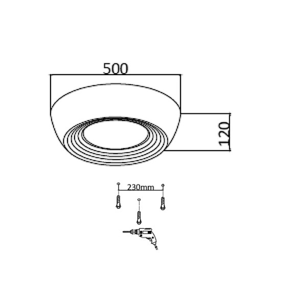Потолочный светодиодный светильник Sonex Avra Cronus 7715/54L Потолочный светодиодный светильник Sonex Avra Cronus 7715/54L