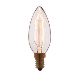 Лампа накаливания E14 60W прозрачная 3560