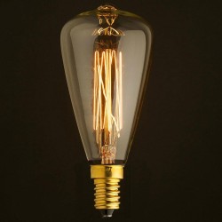 Лампа накаливания E14 60W прозрачная 4860-F