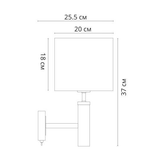 Бра Arte Lamp Robert A5029AP-1SS Бра Arte Lamp Robert A5029AP-1SS