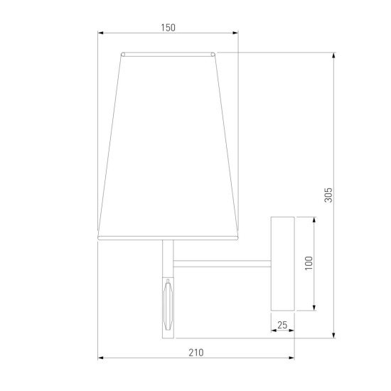 Бра Eurosvet Milazzo 60137/1 золото