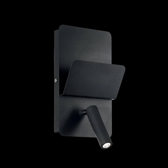 Светодиодный спот Ideal Lux Read Ap Nero 176550 Светодиодный спот Ideal Lux Read Ap Nero 176550