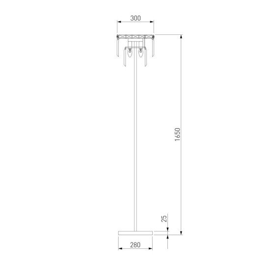Торшер Eurosvet Elegante 01137/3 золото/прозрачный хрусталь Strotskis Торшер Eurosvet Elegante 01137/3 золото/прозрачный хрусталь Strotskis