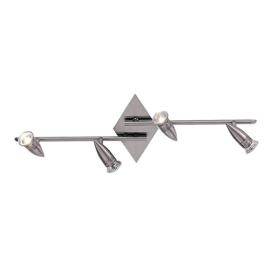 Спот Ideal Lux Alfa PL4 Nickel 006321 Спот Ideal Lux Alfa PL4 Nickel 006321