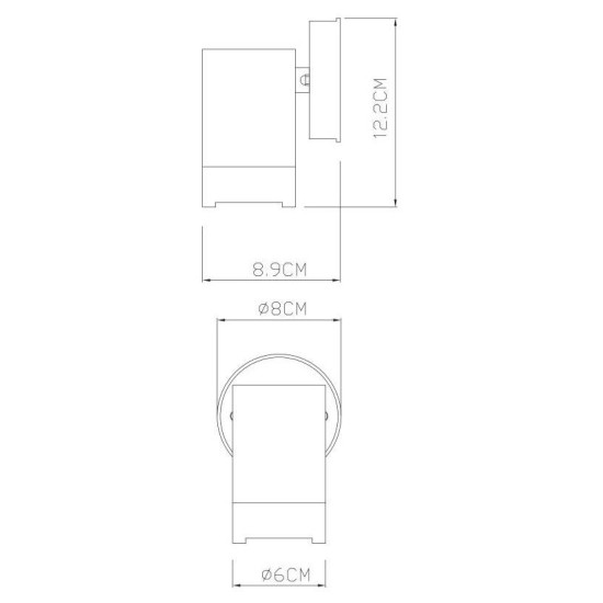 Уличный настенный светильник Arte Lamp Atlas A3503AL-1WH