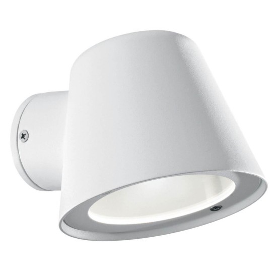 Уличный настенный светильник Ideal Lux Gas AP1 Bianco 091518 Уличный настенный светильник Ideal Lux Gas AP1 Bianco 091518