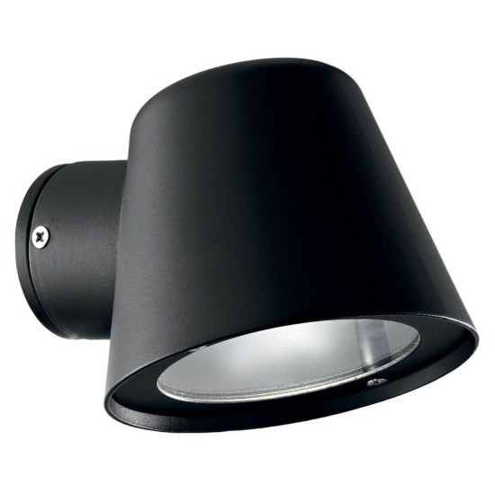 Уличный настенный светильник Ideal Lux Gas AP1 Nero 020228 Уличный настенный светильник Ideal Lux Gas AP1 Nero 020228