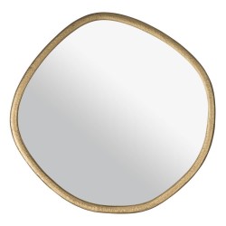 425043 Зеркало декоративное BANI, L600, B615, H25, сталь, зеркало, золотой